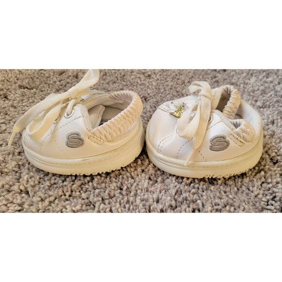 Build A Bear Workshop BAB Skechers Sling Back Sneakers Heart Charm Accessories - Picture 2 of 5